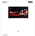 Televiseur ASTECH 43"