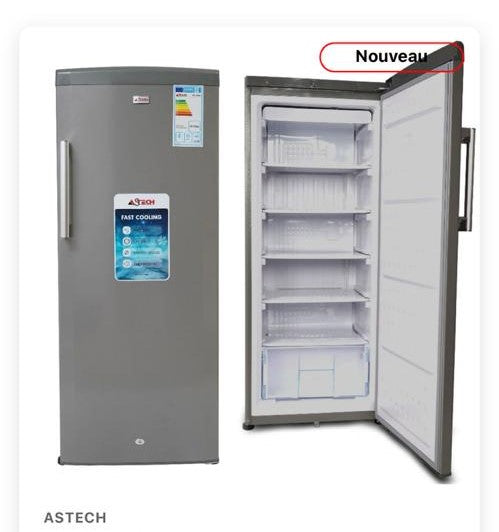 Congelateur VERTICAL ASTECH PA290A 250L