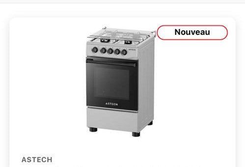 Cuisiniere ASTECH 4 FEUX 50/50