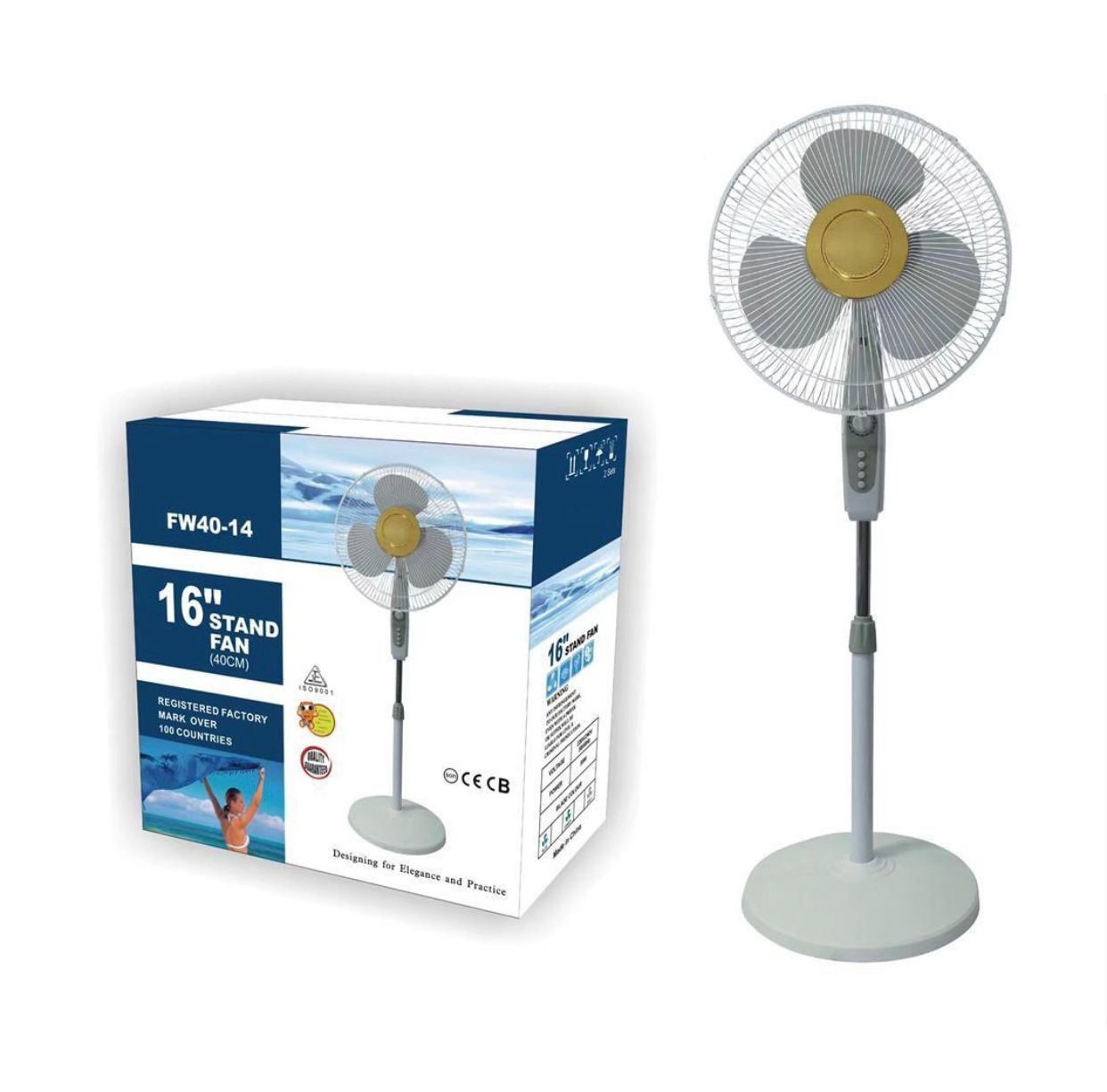 Ventilateur EVERNAL 16" FW4014 SURPIED