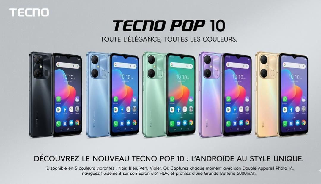Telephone Tecno Pop 10 128go
